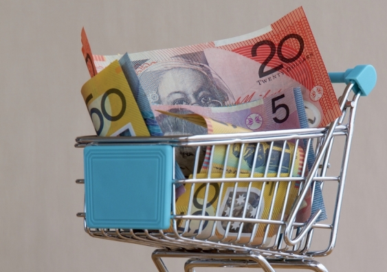 The Bureau of Statistics collects information about the prices of the thousands of goods that make the “basket” it thinks represent the typical household’s purchases. Image from Shutterstock