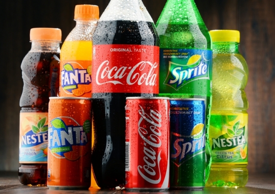 Flagship products of the Coca Cola Company. Image from Shutterstock.