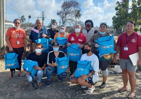 The Tonga Family Health Association has delivered over 200 Dignity Kits, in partnership with UNFPA, to women and girls affected by the tsunami on 15 January 2022. Dignity Kits are a critical component of humanitarian response as they help women and girls maintain proper hygiene after being displaced.