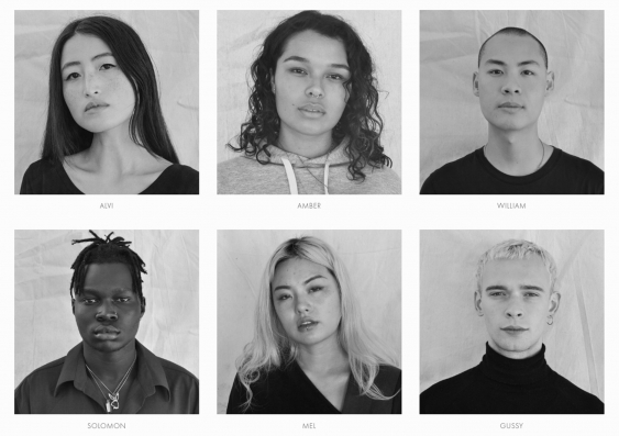 'We’re trying to get people of colour and gender diversity and different sizes': Some of the models involved in the launch of Stone Street.