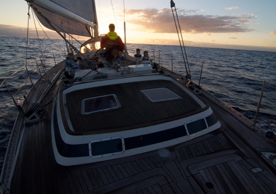 Indigo V sailing the Indian Ocean Image: Rachelle Jensen