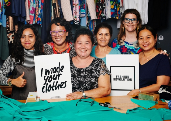 'We want distinctive, beautifully made garments that people can see and love': from left, Ruck Sar, Jo, Beh, Janette, Jackie, Naw Esther.