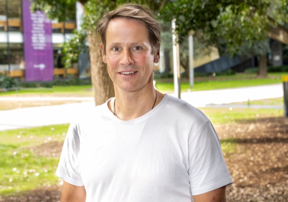 UNSW Engineering Professor Thorsten Trupke has won the internationally coveted IEEE William Cherry Award. He has been recognised for outstanding contributions to photovoltaic science and technology. Photo: UNSW Sydney.