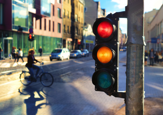Exisiting traffic lights technologies can help detect the number of vehicles on roads but more research is needed to understand the movements of pedestrians and cyclists. Photo: Shutterstock
