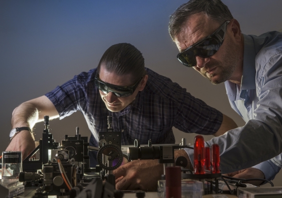 The research offers the potential for the micro-scale control of electrical discharge in medicine and manufacturing applications. Photo: Lannon Harley