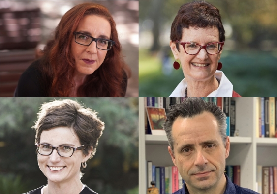 The latest group of UNSW Academics named Fellows of the Academy for the Social Sciences in Australia. Clockwise from top left: Professor Carla Treloar, UNSw Arts & Social Sciences; Professor Julie Stubbs, UNSW Law; Professor Rosalind Dixon, UNSW Law; Professor Gavan McNally, UNSW Science.