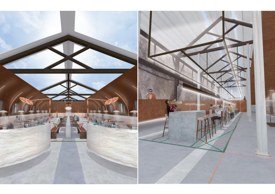 Zarah Baitz's design proposal for a civic centre on Goat Island in Sydney Harbour. Image: Zarah Baitz.