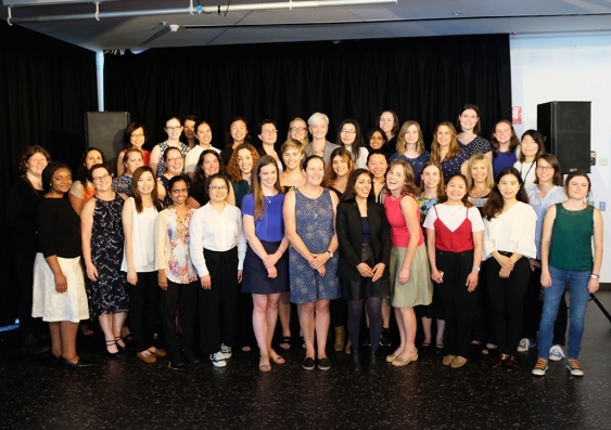 The two cohorts of UNSW Science's new Women in Maths & Science Champions Program at yesterday's launch.
