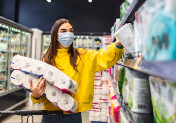 Stocking up on toilet paper – bizarre as it may be – helped many people regain a sense of control at the start of the pandemic. Photo: Shutterstock.