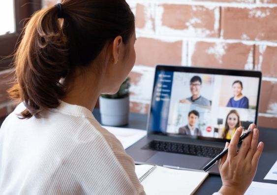 There are multiple ways leaders can create opportunities for teams and encourage an equal share of voice in online meetings. Photo: Shutterstock