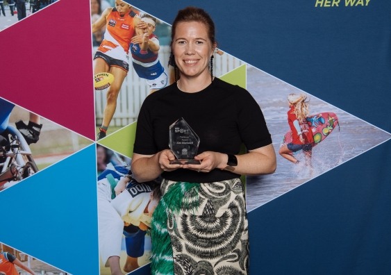Alex Blackwell was presented with the Trailblazer Award, recognising her important role in fighting for inclusion in sport.