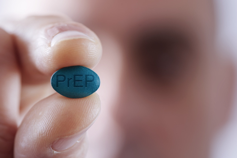 young person with a PrEP pill
