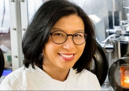Professor Anita Ho-Baillie in the lab