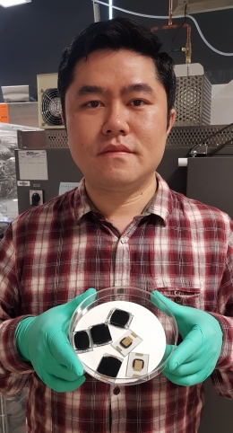 Study co-author Dr Lei Adrian Shi’s from UNSW Engineering’s School of Photovoltaic and Renewable Energy Engineering