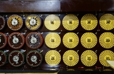 Disks and wheels of an early calculating machine