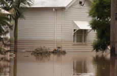 A house in brisbane shows marks from previous floods.