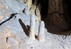 Two stalagmites in Yonderup Cave, Yanchep, Western Australia