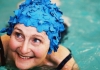 Happy older woman in pool for CHeBA story 1