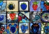 ai generated designs of stained glass windows