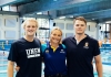 Tim Putt, Amy Ridge and Nathan Power at the UNSW Fitness and Aquatic Centre