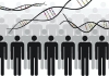 Gene graphic with human figures