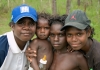 four young aboriginal children