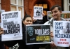 Supporters of Julian Assange