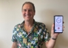 Dr Matthew A Brodie shows off new Walking Tall app