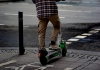 person riding an electric scooter