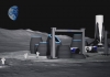 Illustration of Luyten 3D Printer on the Moon