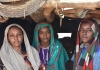 Three young women in Merowe, Sudan 