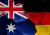 Australian and German flags