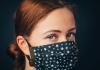 woman wearing cloth mask