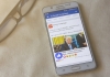 Mobile phone with Facebook news