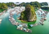 Floating fishing villages in Vietnam