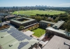 Solar panels on roof at UNSW Sydney