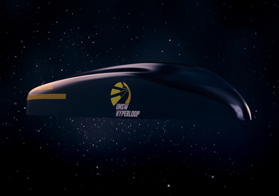 The UNSW Hyperloop team&#039;s prototype pod. Picture: Nyasha Nyakuengama, UNSW