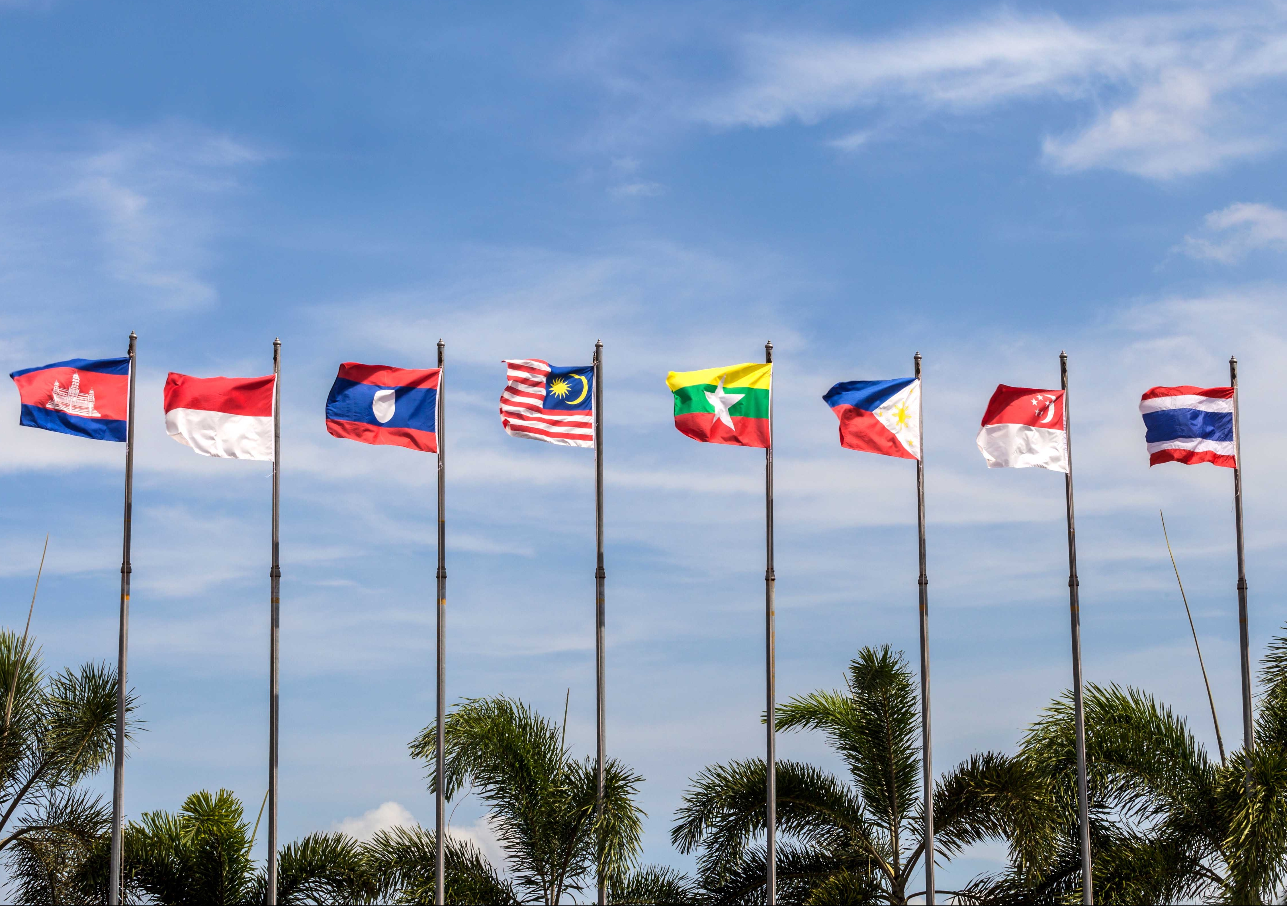 Лаос малайзия. Ассоциация государств Юго-Восточной Азии (АСЕАН). Ассоциация государств Юго-Восточной Азии флаг. Флаги стран АСЕАН. Флаг ASEAN.