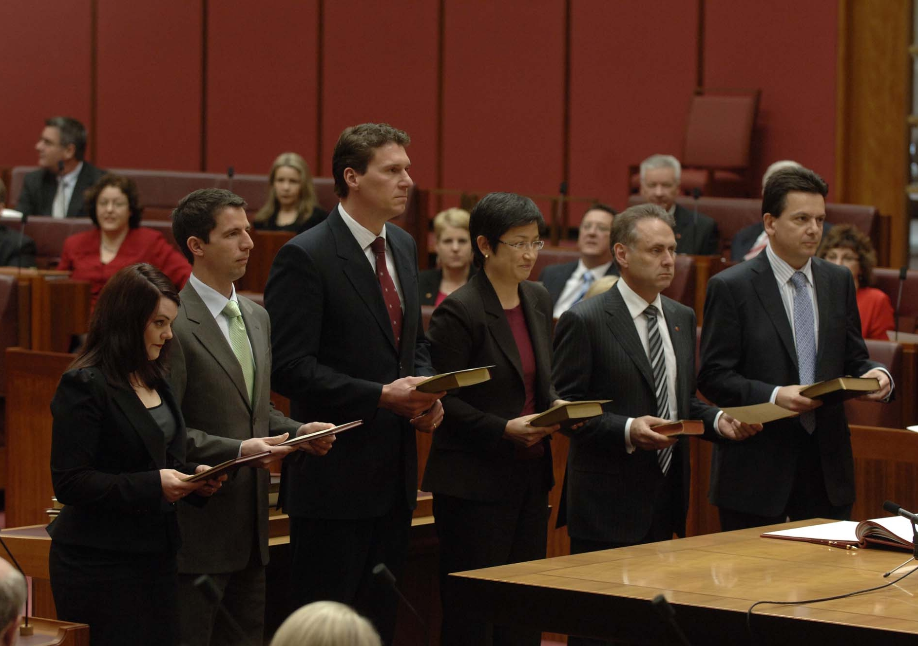 Swearing-in of Senators. Photo: Flickr / GreensMP CC