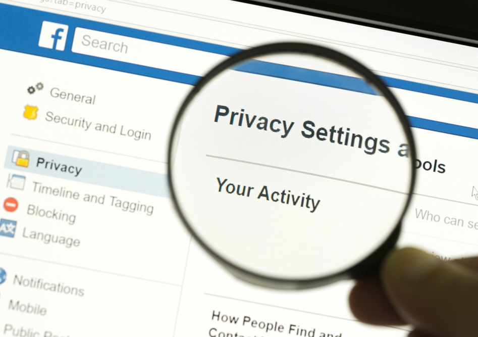 Facebook is being accused of failing to take proper steps to protect users’ personal data. Image from Shutterstock