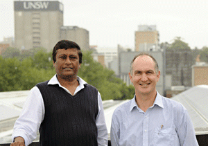 Building a new future ... Prof Deo Prasad and A/Prof Alistair Sproul