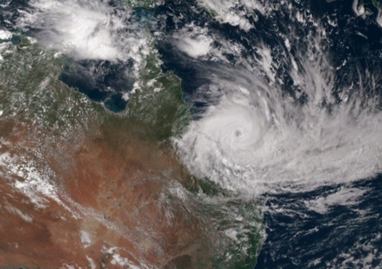 Cyclone Debbie. Photo: EPA